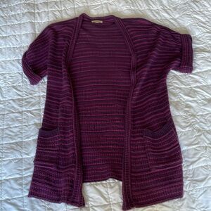 Long open cardigan size M